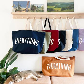 Extra Large ‘Everything’ Canvas Bag, 2 of 12