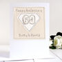 Personalised Diamond 60th Wedding Anniversary Card, thumbnail 1 of 12