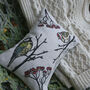 Lavender And Chamomile Linen Sleep Pillow, Garden Birds, thumbnail 2 of 4
