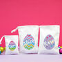 Personalised Colourful Easter Egg Gift Bag, thumbnail 2 of 3