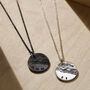 Personalised Touch Wood Diagonal Disc Necklace, thumbnail 1 of 5