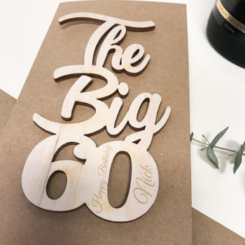 Personalised Big 60 Birthday Card, 6 of 12