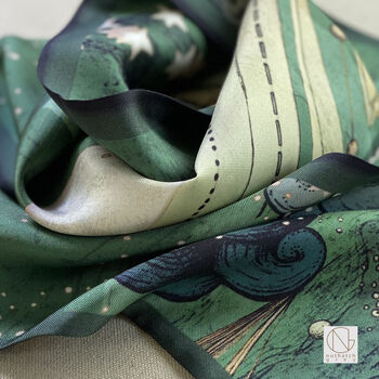 Luxe 100% Silk Scarves Various Sizes And Styles, 2 of 12