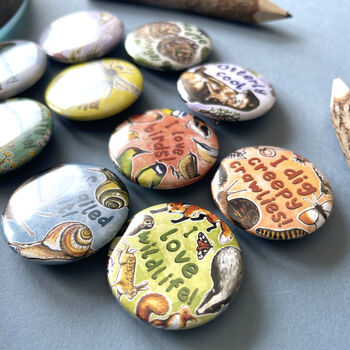Wildlife Badge Set Of 10, 5 of 10