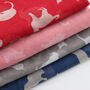 Personalised Gift Box Scarf With Cat Design, thumbnail 4 of 7