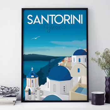 Santorini Art Print, 2 of 4