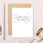 'Love You So Much' Card, thumbnail 1 of 3