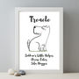 West Highland Terrier Personalised Dog Name Gift Print, thumbnail 1 of 3