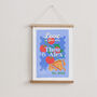 Personalised 'Love At First Slice' Pizza Print, thumbnail 2 of 2