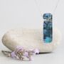 Blue Green Colour Changing Glass Necklace, thumbnail 3 of 12