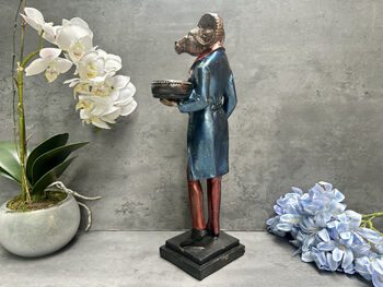 Tall 35cm Gentleman Ram Regal Sheep Figurine Ornament, 9 of 12