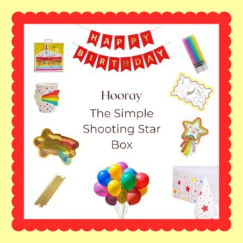 Simple Shooting Star Birthday Party Box, 2 of 12