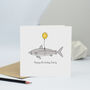 Personalised Shark Birthday Card, thumbnail 2 of 3