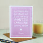 My Fingers May Be Small But… Cute Auntie Card, thumbnail 1 of 6