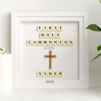 Personalised First Holy Communion Keepsake Frame, 3 of 9