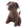 Brown Sitting French Bull Dog Door Stop, thumbnail 1 of 3