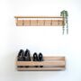 Oak Shoe Rack, Shoe Storage, Wooden Shoe Rack, thumbnail 11 of 11