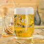 Engraved Any Age Birthday Glass Tankard In Box, thumbnail 1 of 5