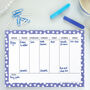 Star Pattern Weekly Planner Pad, thumbnail 2 of 3