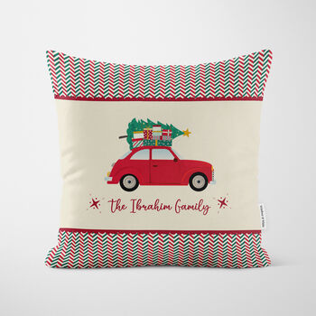 Personalised Christmas Car Cushion, 4 of 7