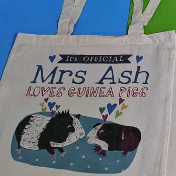 Personalised Official Guinea Pig Lover Bag, 9 of 12