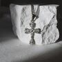Crucifix Necklace Man, Handmade 316 L Stainless Steel, thumbnail 4 of 4