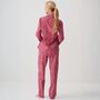 Women's 'Byzantine' Paisley Crisp Cotton Pyjama Set, thumbnail 3 of 4