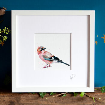 Inky Jay Bird Illustration Print, 10 of 11