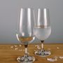Pair Of Water Glasses Filled With Swarovski Crystals, thumbnail 1 of 4
