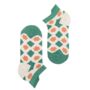 Flower Argyle Print Socks, thumbnail 3 of 4
