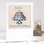 Personalised Cake Birthday Card For Him, thumbnail 1 of 12