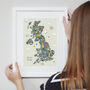 My First UK Map Personalised Print, thumbnail 6 of 8