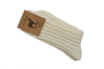 Unisex Alpaca Socks Extra Thick Warm Outdoor/Indoor, 5 of 9