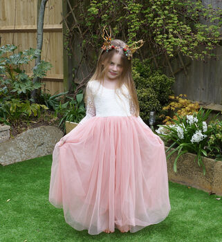 Mary Jane In Rose Flower Girl ~ Lilly + Bo Collection, 2 of 6
