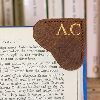 Personalised Leather Bookmark, 2 of 12