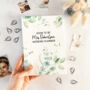 Personalised Wedding Planner Book | Eucalyptus | Engagement Gift, thumbnail 1 of 11