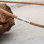 Personalised 3mm Cork Necklace With Sterling Silver Clasp, thumbnail 1 of 8
