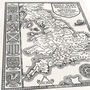 Anglo Saxon Britain Map Hand Drawn Fine Art Print, thumbnail 2 of 12