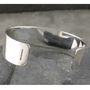 Ladies' Silver Roman Servus Cuff Bracelet, thumbnail 3 of 9