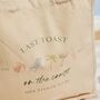 Personalised Last Toast Canvas Tote Bag, thumbnail 2 of 3