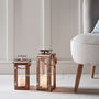Set Of Two Salcombe Wooden Candle Lanterns, thumbnail 3 of 5