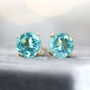 Green Apatite Stud Earrings, thumbnail 7 of 11