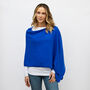 Lucy Four Way Cashmere Poncho, thumbnail 4 of 12