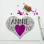 Personalised 70th Birthday Sparkle Card, thumbnail 11 of 12