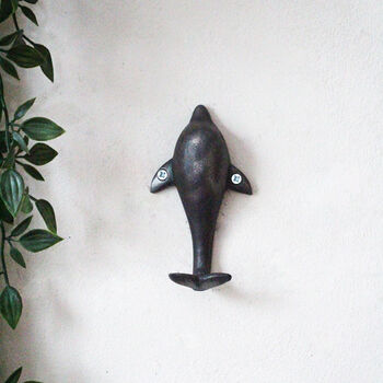 Cast Iron Dolphin Hook, 2 of 4