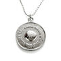 Sterling Silver Full Moon Graduation Or 21st Necklace, thumbnail 3 of 4