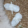 Christening Booties For Boys 'Oliver', thumbnail 2 of 12