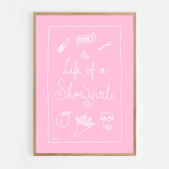 Life Of A Showgirl, Taylor Swift Inspired Print, 6 of 8