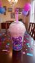 Set Of Six Angel Pink Candy Floss Cup With Straw And Topp, thumbnail 1 of 7