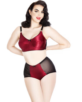 Retro Satin High Waisted Brief Knicker Bridal Gift, 12 of 12